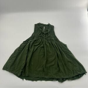 Free People Green Tank Top